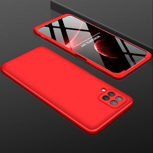 Full Protection Case For Samsung Galaxy A12 Case 360 A12 Coque Funda 3 IN 1 Matte Cover