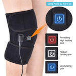 이미지를 갤러리 뷰어에 로드 , Infrared Heated Knee Brace Support Arthritis Wrap Pain Relief Massager Injury Cramps Recovery Hot Therapy

