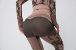 Cargar imagen en el visor de la galería, Women&#39;s Seamless Camouflage Long Sleeve Tops High Waist  Suits Tight Workout Pants Yoga Set
