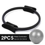 Load image into Gallery viewer, 5PCS Yoga Ball Magic Ring Pilates Circle Exercise Equipment Workout Fitness Training Resistance Support Tool Stretch Band
