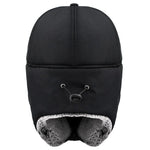 Load image into Gallery viewer, Thermal Bomber Hats Men &amp; Women&#39;s Ear Protection Face Windproof Ski Cap Velvet Thicken Hat
