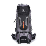 Cargar imagen en el visor de la galería, Sport Travel Bag Aluminum alloy support Camping Hiking Backpacks Big Outdoor Bag Backpack Nylon 80L
