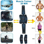 이미지를 갤러리 뷰어에 로드 , Abdominal Muscle Stimulator Trainer EMS Abs Weight Loss Fitness Equipment Training Electrostimulator Toner Exercise Gym Set
