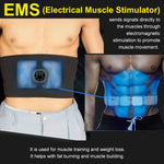 이미지를 갤러리 뷰어에 로드 , Intelligent EMS Fitness Trainer Belt LED Display Electrical Stimulator Abdominal Muscle Sticker Training Device Home Gym
