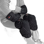 Charger l&#39;image dans la galerie, Knee Pads Protector Motocross Snowboard Skateboard Ski Roller Hockey Sports Protection Support Kneepad Set
