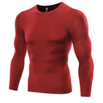 Cargar imagen en el visor de la galería, Men&#39;s Compression Under Base Layer Top Long Sleeve Tights Sports Quick Dry Running T-shirt Gym Fitnesswear Shirt
