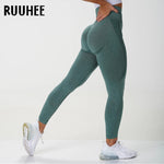 이미지를 갤러리 뷰어에 로드 , Seamless Legging Yoga Pants Sports Clothing Solid High Waist Full Length Workout Leggings for Fittness Yoga Leggings
