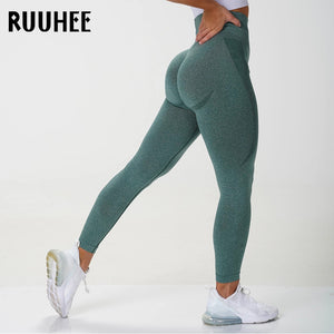 Seamless Legging Yoga Pants Sports Clothing Solid High Waist Full Leng –  Gymfitnesswear