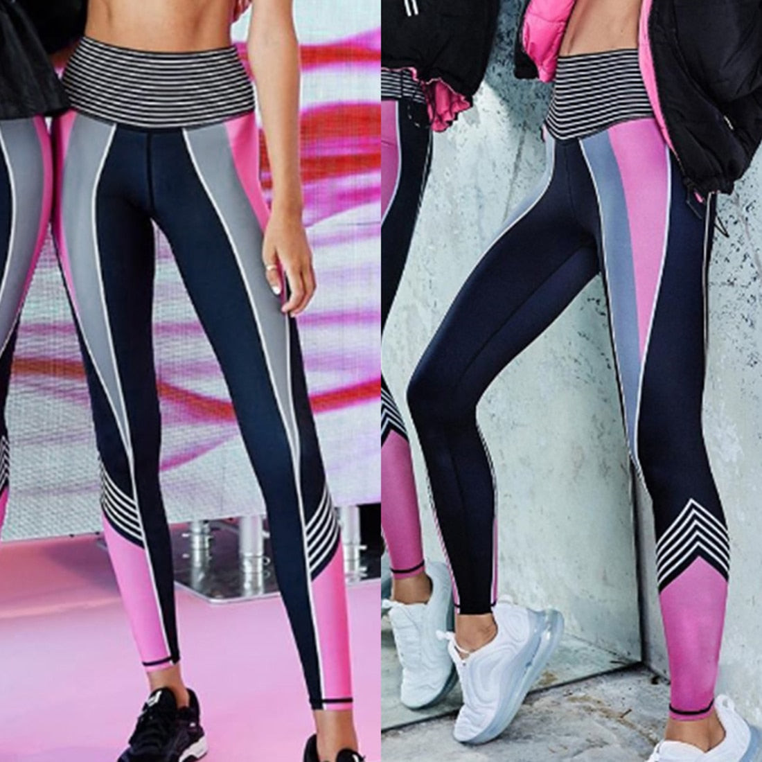 Women's Leggings Casual Compression Fitness Ladies Workout High Waist Long Leggings
