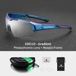 이미지를 갤러리 뷰어에 로드 , Phototropic Cycling Glasses Sports Sunglasses MTB Road Cycling Protection Goggles
