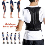 이미지를 갤러리 뷰어에 로드 , Back Waist Posture Support Adjustable Adult  Belt Waist Trainer Shoulder Lumbar Brace Spine Support Belt Vest
