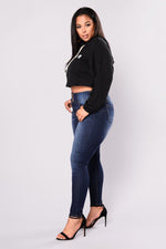 Lade das Bild in den Galerie-Viewer, Women&#39;s Plus Size High Waist Jeans Casual Denim Jeans High Quality Pants
