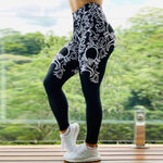Load image into Gallery viewer, Women&#39;s Print Leggings Workout High Waist Stretch Fitness Pants Sportswear
