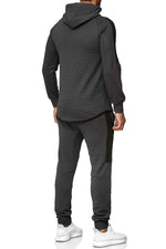 이미지를 갤러리 뷰어에 로드 , Gym Fitness Men&#39;s Tracksuit Sweatshirt Pants  Hoodies Casual Jogger Suit Gym Workout Sportswear
