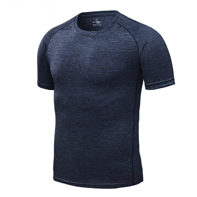 Men's Quick Dry Compression Running t-Shirts Gym Fitnesswear