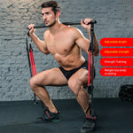 이미지를 갤러리 뷰어에 로드 , Resistance Band With Strength Training Bar For Men And Women Rubber Loop Tube Bands Body Workout Fitness Stick Slimming Exercise

