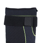 Cargar imagen en el visor de la galería, Hot elastic yellow-green stripe sports lengthen knee pad leg sleeve non-slip bandage compression leg warmer for men and women
