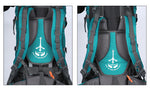 이미지를 갤러리 뷰어에 로드 , Sport Travel Bag Aluminum alloy support Camping Hiking Backpacks Big Outdoor Bag Backpack Nylon 80L
