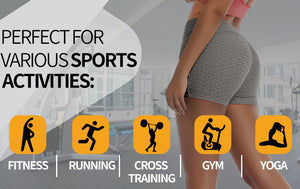 Women's Shorts Push Up Gym Yoga Running Sports Shorts Gym Fitness Leggings
