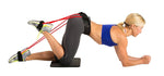 Cargar imagen en el visor de la galería, Yoga Elastic Resistance Bands Fitness Training Bands Waist Belt Pedal Exerciser for Legs Butt Muscle Workout
