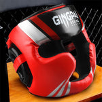 Lade das Bild in den Galerie-Viewer, Boxing safety Helmet head gear protectors adult Child training Full-covered Helmets
