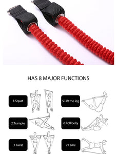Resistance Band With Strength Training Bar For Men And Women Rubber Loop Tube Bands Body Workout Fitness Stick Slimming Exercise
