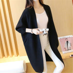 Lade das Bild in den Galerie-Viewer, Gym Fitness Women&#39;s Casual Long Knitted Loose Ladies Sweaters Cardigans Style
