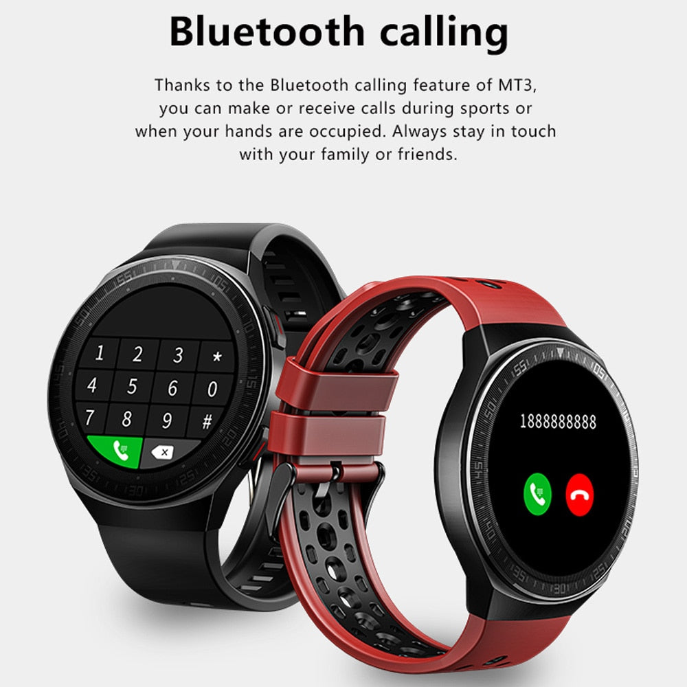 Bluetooth Call Full Touch Screen  Memory Music Smart Watch Waterproof Smartwatch Recording Function Sports Bracelet