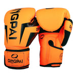 Load image into Gallery viewer, Quality Black adult kick boxing gloves Training fighting men women boxing Grappling glove
