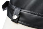 Lade das Bild in den Galerie-Viewer, Gym Fitness Women&#39;s Jacket Long Sleeve casual Simulated Leather Zipper Turn-down Collar Motor Biker Jacket With Belt

