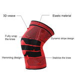 Charger l&#39;image dans la galerie, 1 Piece Silicone Full Knee Brace Strap Knee Support Strong Meniscus Compression Protection Sport Pads Running Basket Standing
