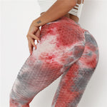 이미지를 갤러리 뷰어에 로드 , Heart Shape Leggings Women&#39;s New Red Black Color High Waist Pants Patchwork Printed Leggings Big Size High Elastic
