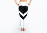 Загрузить изображение в средство просмотра галереи, High Waist X Heart Sport yoga Leggings Workout Gym Fitness Exercise Yoga Pants Push-up  Trousers
