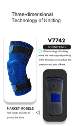 Load image into Gallery viewer, 1PCS Knee Pads Sleeve Brace for Sports  Knee Support Fitness Patella Running Basketball Football Tennis Women Man
