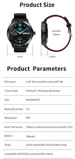 Загрузить изображение в средство просмотра галереи, Touch Screen Multi-Dial Smartwatch Thermometer Watch  Full  For Android IOS Phone Multi-Mode Sports Fitness Tracker
