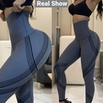 Load image into Gallery viewer, High Waist Seamless Leggings Push Up Leggings Tummy Control Sport Gym Fitness Workout Pants
