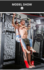 Charger l&#39;image dans la galerie, Elastic Resistance Band Pull up Bar Slings Straps Sport Fitness door horizontal bar Hanging Belt Chin Up Bar Arm Muscle Training

