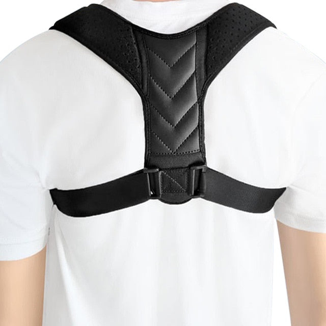 Back Waist Posture Support Adjustable Adult  Belt Waist Trainer Shoulder Lumbar Brace Spine Support Belt Vest