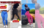 이미지를 갤러리 뷰어에 로드 , Women&#39;s Fitness High Waist Legging Seamless Breathable Workout Pants Sports Gym Fitness Clothing
