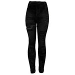 이미지를 갤러리 뷰어에 로드 , Gym Fitness fitness Sportswear High Waist Slim Elastic Pencil Pants Sport Push Up Imitation Distressed Denim Jeans
