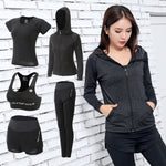 Lade das Bild in den Galerie-Viewer, Gym Fitness Yoga fitness sportswear Workout Clothes  High Waist Leggings Sports Wear Gym Clothing Suits
