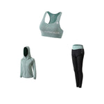 Cargar imagen en el visor de la galería, Gym Fitness Yoga fitness sportswear Workout Clothes  High Waist Leggings Sports Wear Gym Clothing Suits
