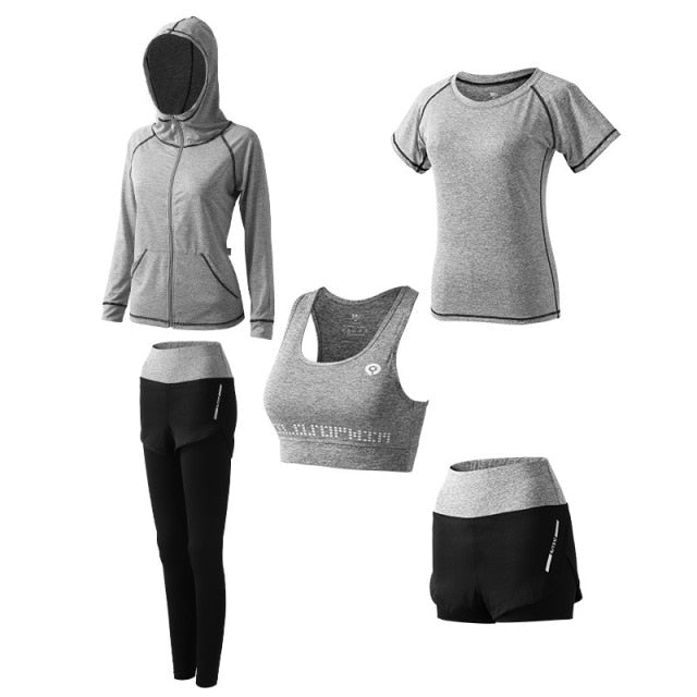 Gym Fitness Yoga fitness sportswear Workout Clothes  High Waist Leggings Sports Wear Gym Clothing Suits