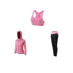 이미지를 갤러리 뷰어에 로드 , Gym Fitness Yoga fitness sportswear Workout Clothes  High Waist Leggings Sports Wear Gym Clothing Suits
