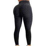 이미지를 갤러리 뷰어에 로드 , Women&#39;s Gym Fitness Leggings High Waist Yoga Pants Textured Workout Leggings
