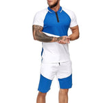 Load image into Gallery viewer, Men&#39;s Casual Sportswear Set Side Pockets Fitness Shorts+T shirt
