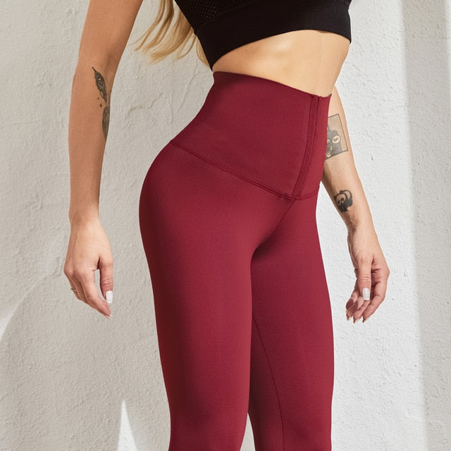Gym Fitness Yoga Sortswear High Waist Leggings Push Up Sports Outfit