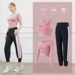 Lade das Bild in den Galerie-Viewer, Gym Fitness Yoga Sets Women&#39;s Workout Clothes For Women Gym Sports Running and cycling suits
