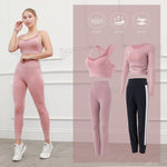 Cargar imagen en el visor de la galería, Gym Fitness Yoga Sets Women&#39;s Workout Clothes For Women Gym Sports Running and cycling suits
