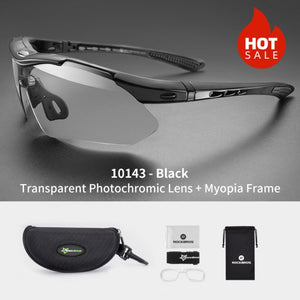 Phototropic Cycling Glasses Sports Sunglasses MTB Road Cycling Protection Goggles